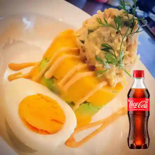 Combo Causa de Pollo + Coca Cola Original 400 ml