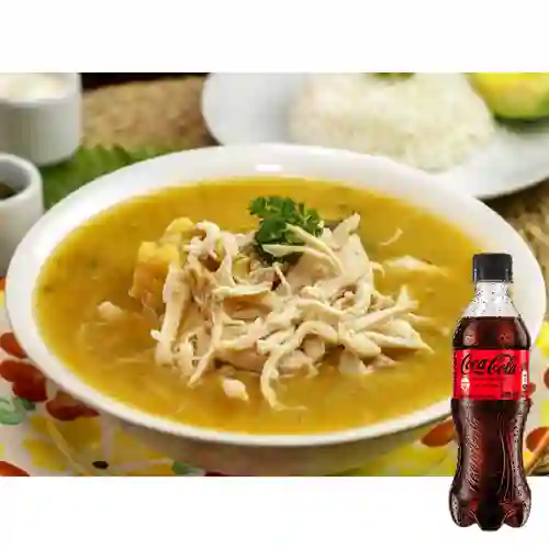 Combo Ajiaco + Coca-Cola Sin Azúcar 400 ml