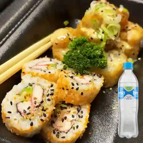 Combo California Roll X10 + Brisa Sin Gas 600ML
