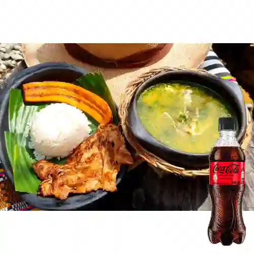Combo el Corrientazo + Coca Cola Sin Azúcar 400 ml