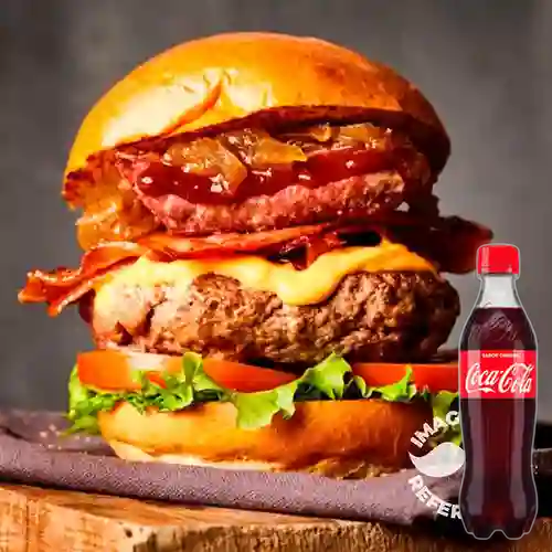 Combo Hamburguesa Tyson +Cocacola Orig 400ml