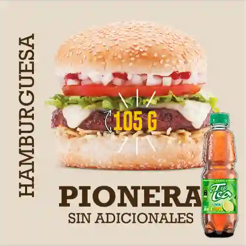 Combo Hamburguesa Pionera 105 G + Mr Tea Limón 500 ml