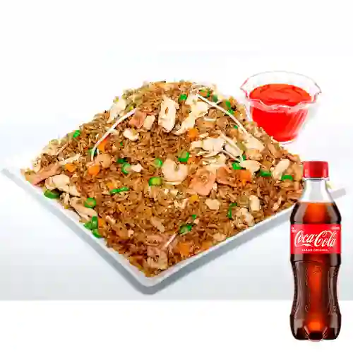 2 Arroz Chino 350gr +Gaseosa Genérica 400ml +CocaCola Org 400ml