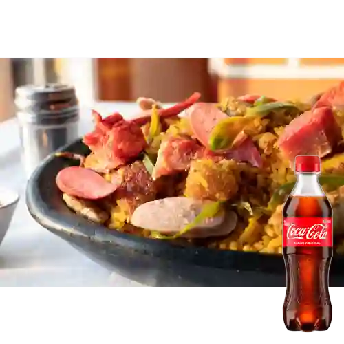 Combo Arroz Ahumado + Coca Cola Original 400 ml