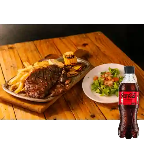 Combo Punta de Anca + Coca Cola Sin Azúcar 400 ml