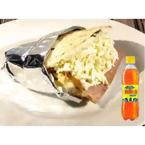 Combo Arepa Jamón y Queso + Colombiana 400 ml