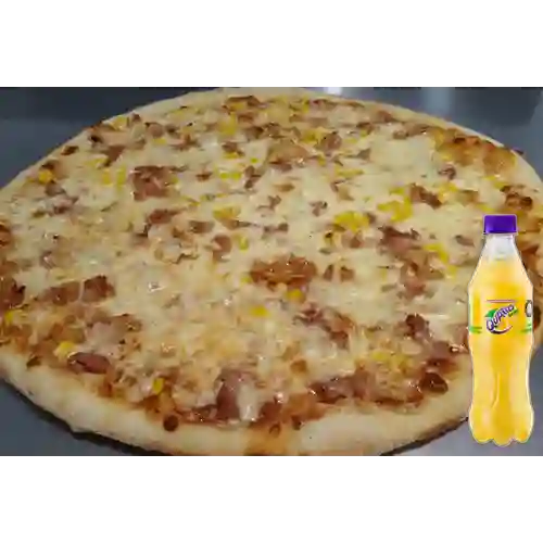 Combo Pizza Ranchera Mediana + Quatro Original 400ML