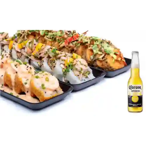 Combo Arma Tu Roll’s + Cerveza Corona