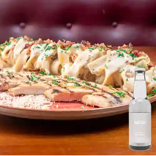 Combo Pastas Alfredo + Soda Hatsu