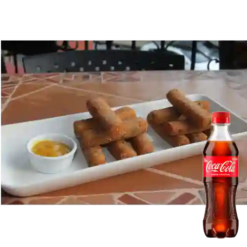 Combo Mozzarella Apanada + Coca-cola Original 400 ml