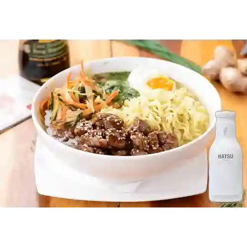 Combo Ramen Niku (res) + Hatsu 400 ml