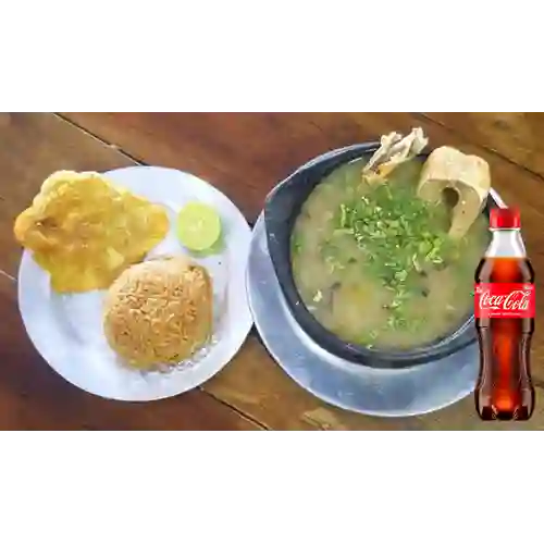 Combo Sancocho de Pescado + Coca-Cola Original 400 ml