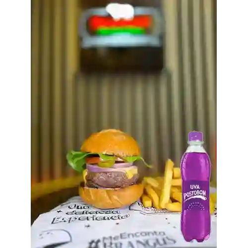 Combo Hamburguesa New York + Postobon Uva 400 ml