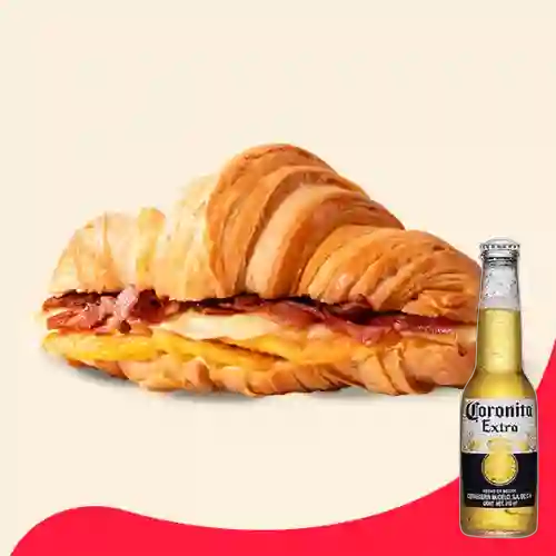Combo Sanduche de Tocineta&Huevo + Coronita 210 Cc