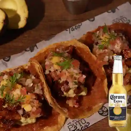 Combo Tocino Glaseado + Corona 350 ml