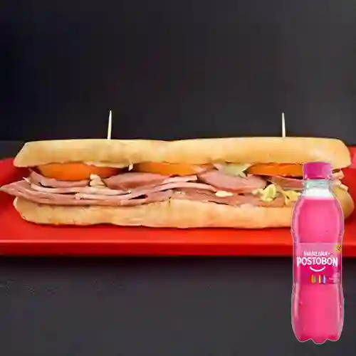 Combo Sándwich Súper Especial + Manzana 250 ml
