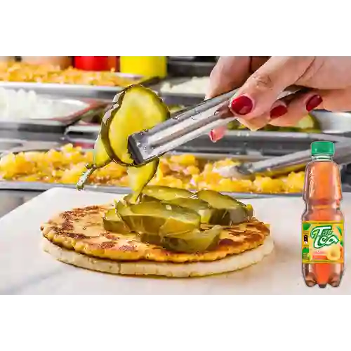 Combo Arepa de Pollo + Mr Tea Durazno 400 ml