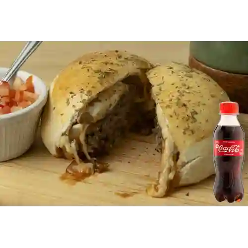 Combo Burger Gaucha 125 gr + Coca-Cola Original 200 ml