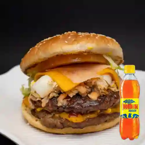 Combo Hamburguesa Especial + Colombiana 250 ml