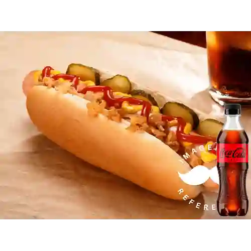 Combo Perro Sencillo + Coca-Cola ZERO 400ml