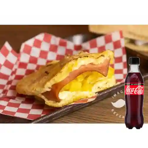 Combo Arepa Rellena Hawaiana +cocacola