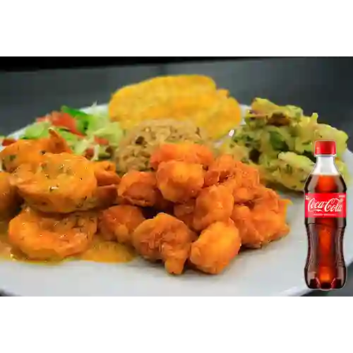 Combo Triple de Camarones + Coca Cola Original 400 ml