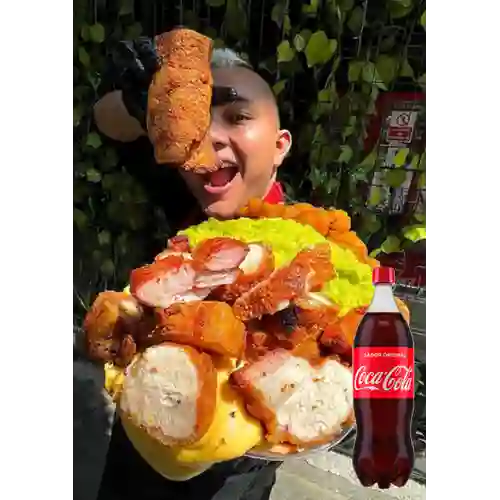 Combo Salchi Chicharrón +Cocacola Orig 1.5l