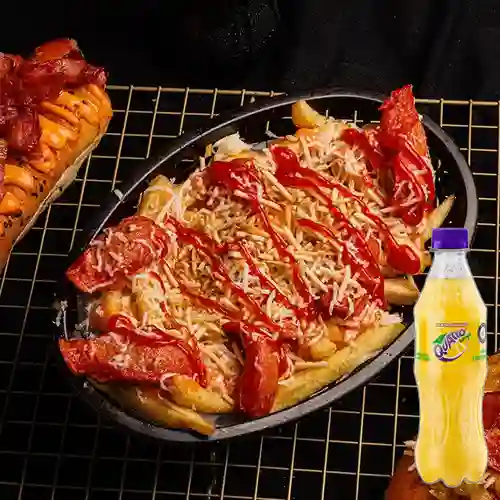 Combo Salchipapa Home + Quatro Original 400ML