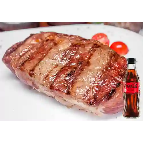Combo Bife de Chorizo Gaucho +Cocacola S/az 300ML