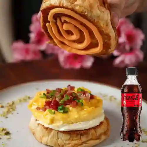 Combo Egg Sándwich + Coca Cola Sin Azúcar 400 ml