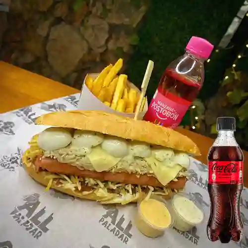 Combo Hot Dogwich + Coca Cola Sin Azúcar 400 ml