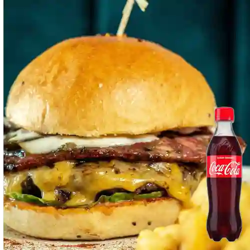 Combo Burger Bacon Chesse + Coca - Cola 400ml