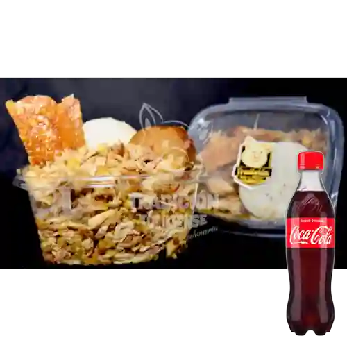 Combo Lechona 350 gr + Coca-Cola Sabor Original 400 ml