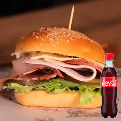 Combo Sándwich Combinado +Cocacola Orig 400ml