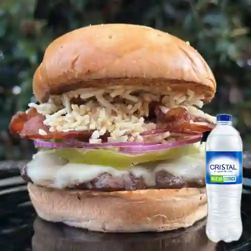 Combo Bacon Burguer + Cristal Sin Gas 600 ml