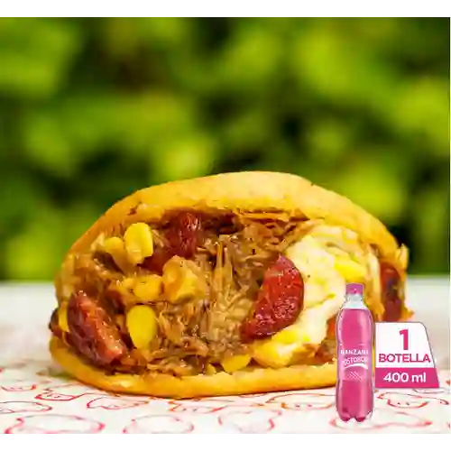 Combo Arepiz Colombianita + Postobón Manzana 400 ml