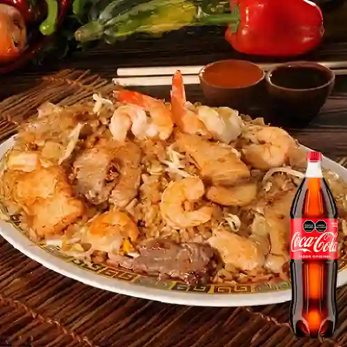 Chau Fan Patchin especial 3 personas +CocaCola Org 1.5L