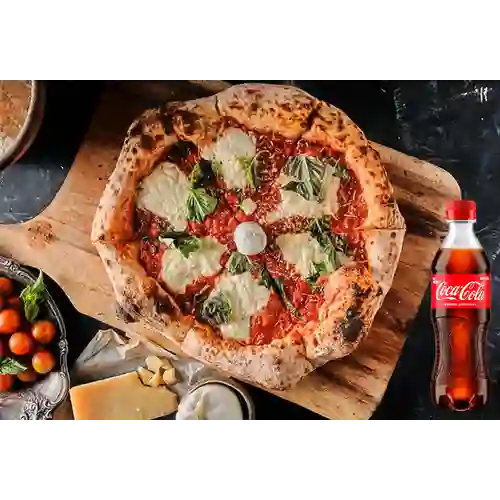 Combo Pizza Margherita Burrata +Cocacola Orig 400ml
