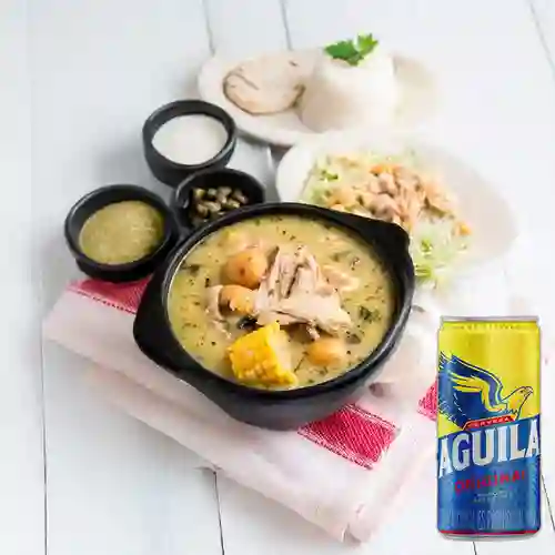 Combo Ajiaco + Aguila 269 ml
