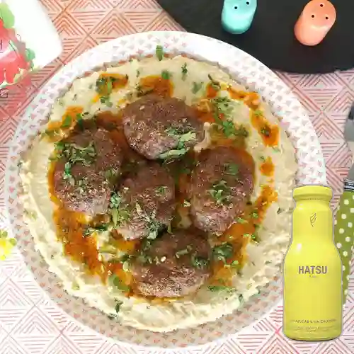Combo Hummus con Kafta + Hatsu Amarillo 250 ml