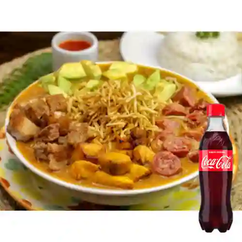 Combo Cazuela de Frijol + Coca Cola 400 ml