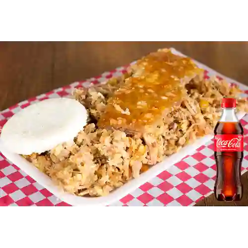 Combo Plato de Lechona 760 Gr. + Cocacola Orig 400ml