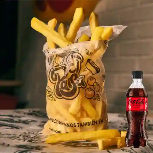 Combo Papas a la Francesa +Cocacola S/az 400ml