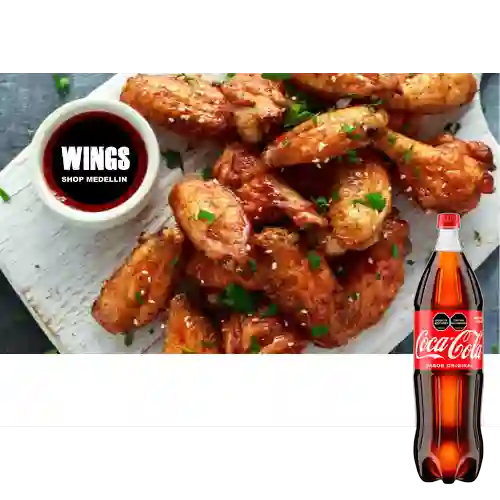 Combo Wings Super Shopx24 + Coca Cola Original 1.5 L