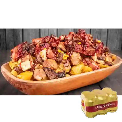 Combo Picada Mediana Nik Lau + Club Col. Dorada 6x355ml