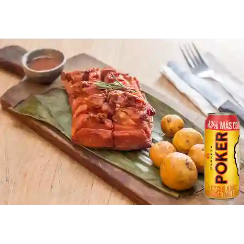 Combo Chicharrón 12 Dedos + Poker 330 ml