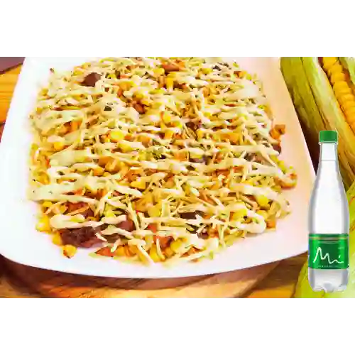Combo Mazorcada Mixta + Manantial con Gas 600ML
