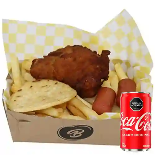 Combo Bombobatatas Salchichas +Cocacola Orig 235 ml