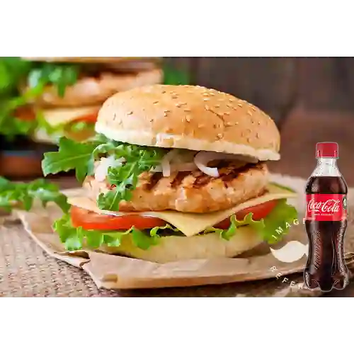 Combo Hamburguesa de Pollo +Cocacola Orig 400ml