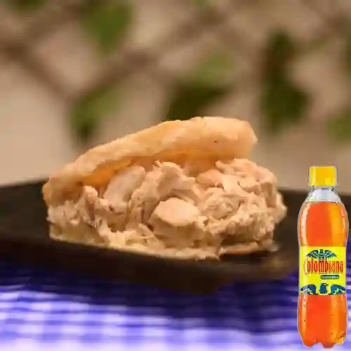 Combo Arepa Pollo + Colombiana 400ml